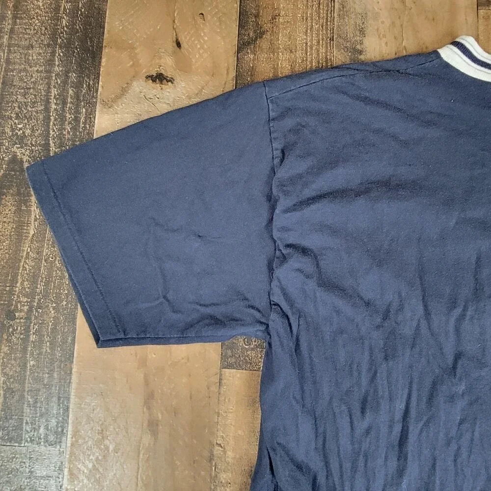 Atlanta Braves‎ Baseball MLB Jostens Vintage 90s Navy Single Stitch XL Shirt